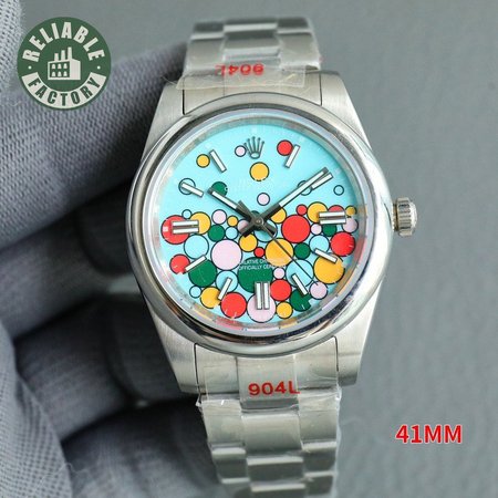 Oyster Perpetual 36 126000 904L SS Bubble Dial on SS Oyster Bracelet KRF A2824