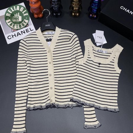 Dior Tank top And Cardigan