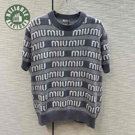 Miu Miu Knitted Short Sleeve