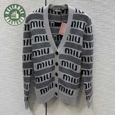 Miu Miu V-Neck Cardigan Sweater