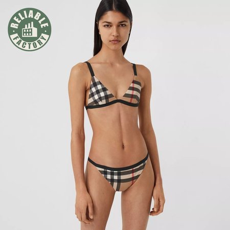 Burberry Streak Two-Piece Swimsuit