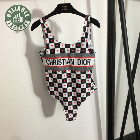 Dior Grid One-Piece Swimsuit