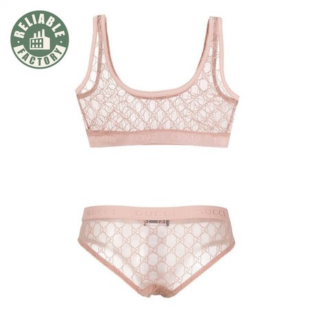 Gucci Pink Two-Piece Swimsuit