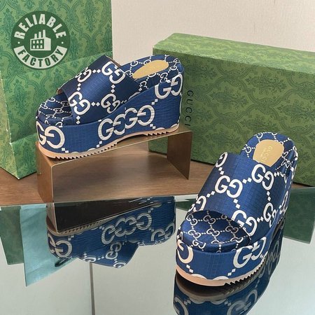 Gucci Canvas Lame GG Monogram Sandals 35-42