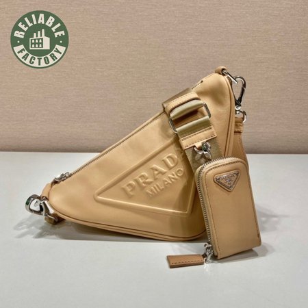 Prada Triangle Leather Mini-bag