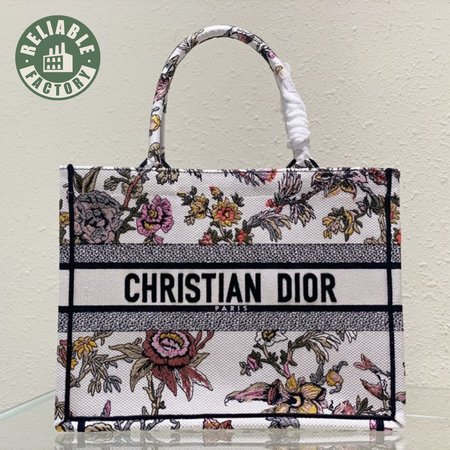 Dior Medium Dior Tote Bag Embroidered