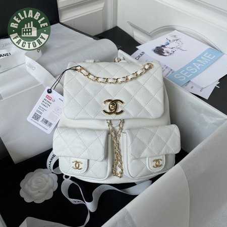 Chanel Backpacks White