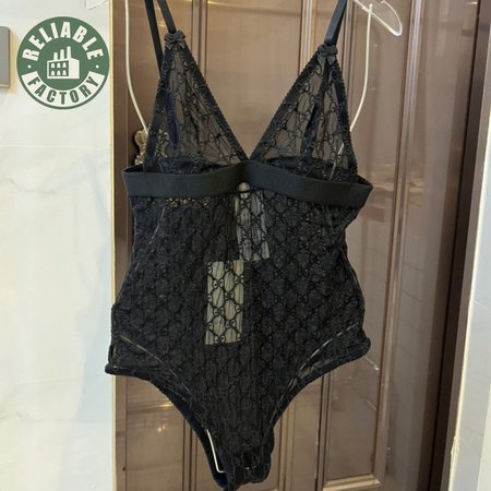 Gucci GG Tulle Jumpsuit Black