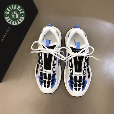 AMIRI Bone Runner White Black Grey Blue