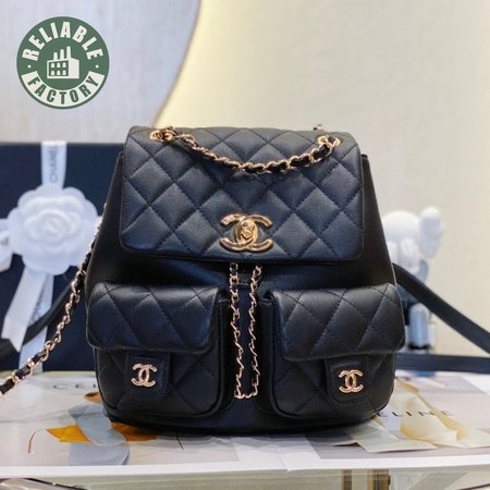 Chanel Backpacks Black