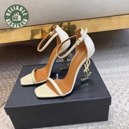 Saint Laurent Women's Opyum Patent Leather Sandals