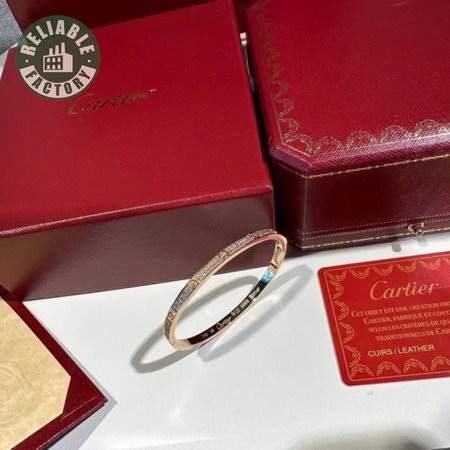 Cartier Love Bracelet 18k White Gold Diamonds