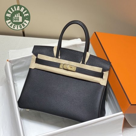 Hermes Birkin 30 Togo Black & Gold