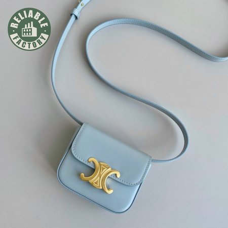 Celine Triomphe In Shiny Calfskin