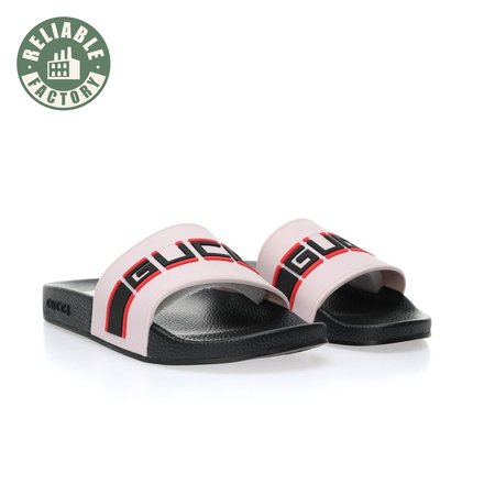 Gucci Stripe Slide White