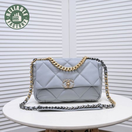 Chanel 19 Flap Bag Quilted Lambskin