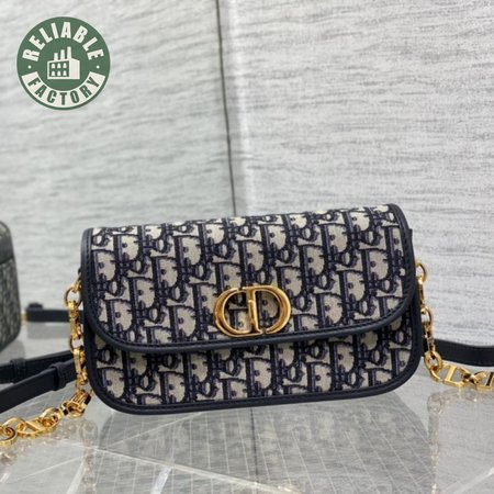 Dior Oblique Jacquard Blue 30 Montaigne Avenue Bag
