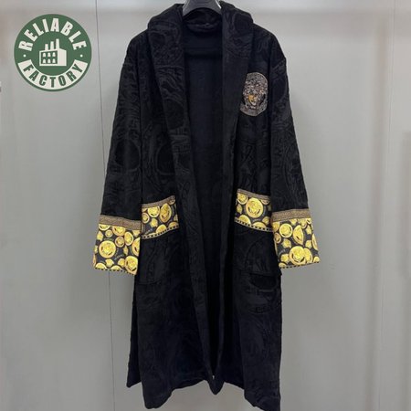 Versace Baroque Cotton Terry Bathrobe