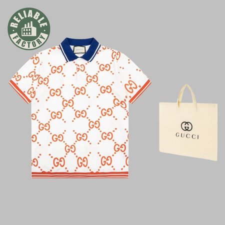 Gucci Baby GG Cotton Polo Shirt