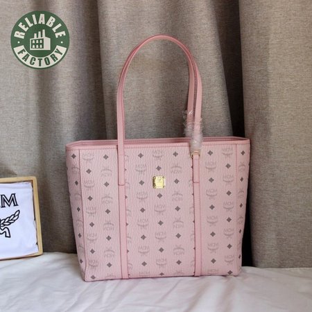 MCM Visetos Toni Shopper Tote