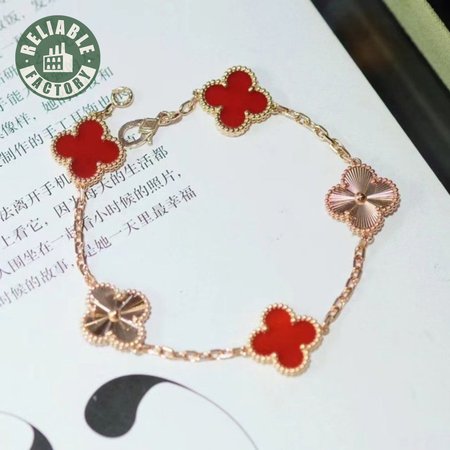 Van Cleef & Arpels Vintage Alhambra Bracelet 5 Motifs