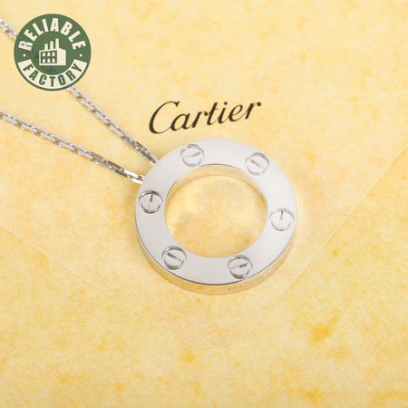Cartier Love Necklace - 18k White Gold