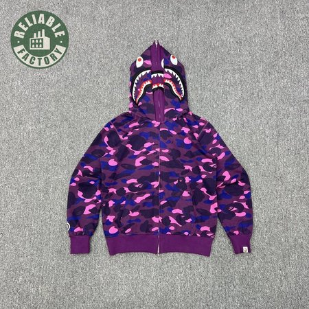 Bape Hoodie Shark Camo Print