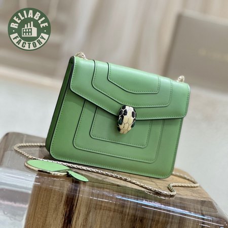 Bvlgari Serpenti Forever Crossbody Bag Green 34560