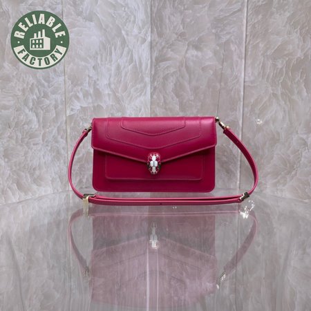 Bvlgari Serpenti Forever East-West Shoulder Bag Red 292525