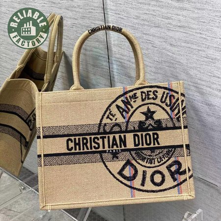 Dior Tote Bag Embroidery Book Tote