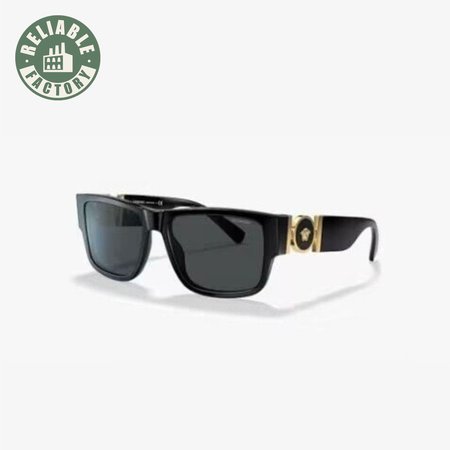 Versace Squared Medusa Medallion Sunglasses