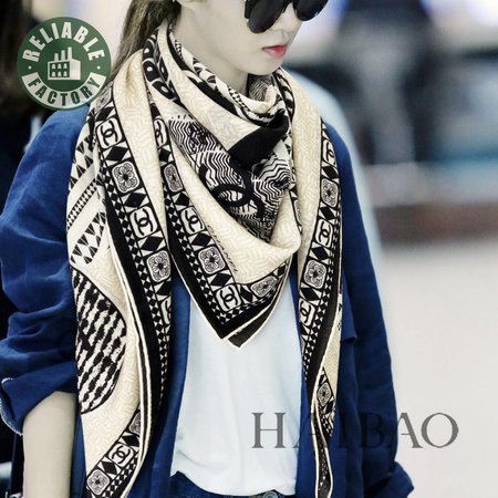Chanel Cashmere Square Scarf