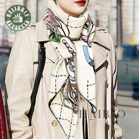 Chanel Cashmere Square Scarf