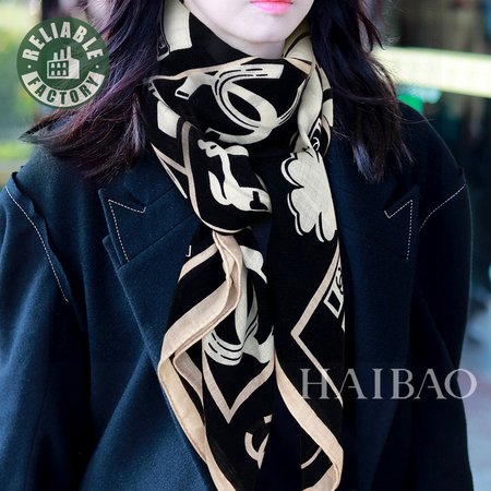 Chanel Cashmere Square Scarf