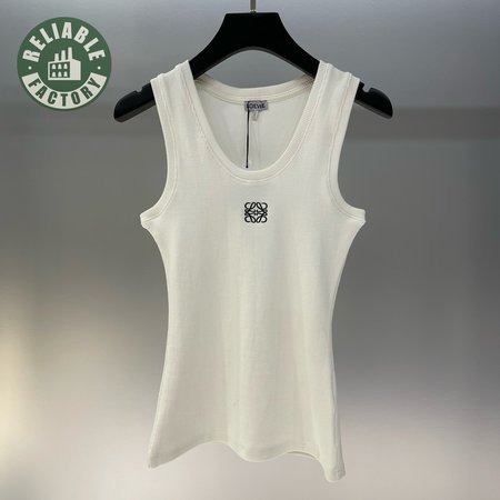 Loewe Cotton Anagram Tank Top White
