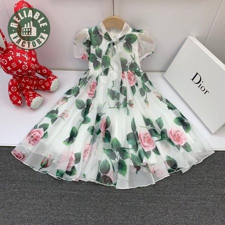 Dior Kid's Floral Dress