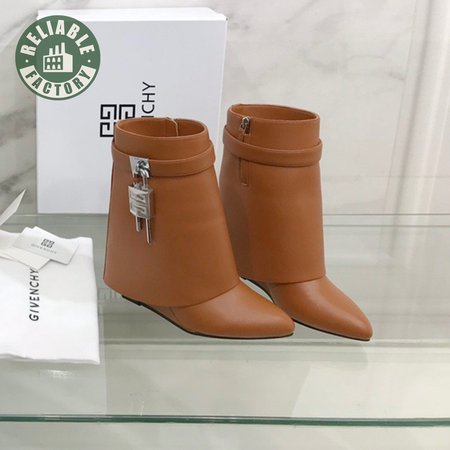 Givenchy Shark Lock Boots In Leather 35-39